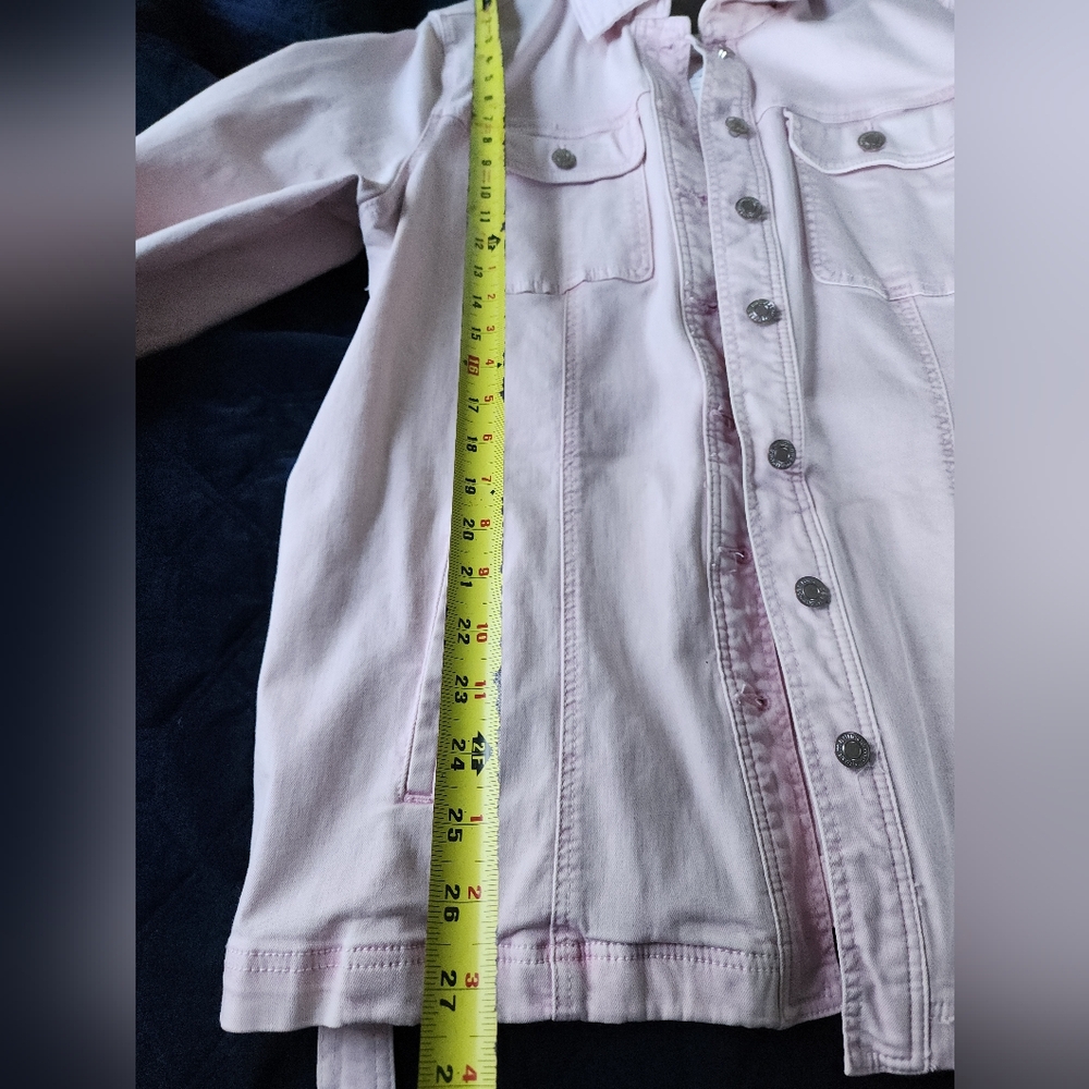 NWT Maurices Light Pink Denim Jacket - Picture 3 of 5
